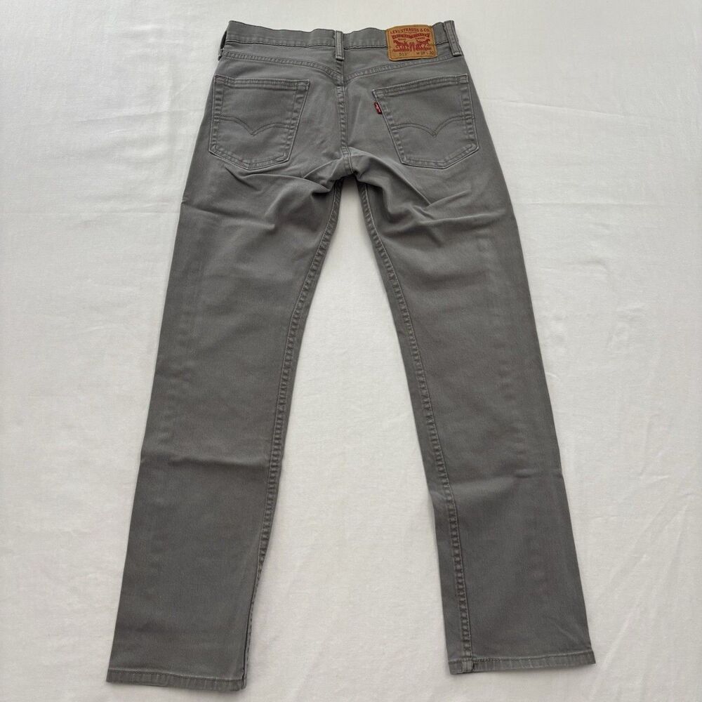 Levis 513 Jeans Mens Size 28x30 Gray Denim Straight Leg Levi’s Stretch Casual